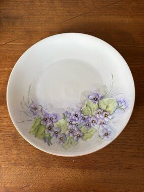 Vintage Plankenhammer Floss Bavaria Germany Margaret Macaulay floral salad plate
